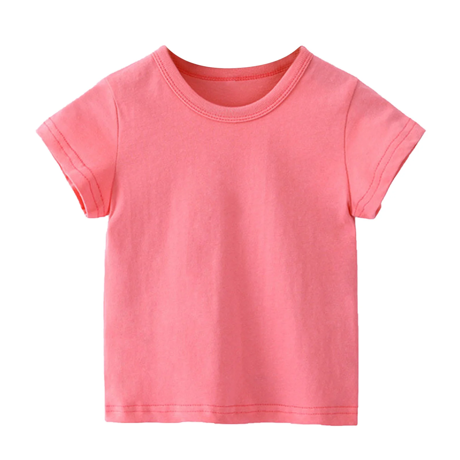 Summer-Cotton-T-Shirt-For-Kids-Toddler-Baby-Boys-Girl-Comfortable-Solid-Color-Short-Sleeve-Cotton-T-shirt-Top-8-9-Years_6bf56248-e426-4e96-ade2-f75d3ad4db3e.1ac629784428c690925bfdacddf02a11 Kids Soft Cotton T-Shirt – Comfortable Everyday Wear - Image 1