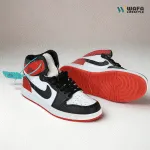 AJ1 HIGH (BLACK RED) - Image 3