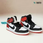 AJ1 HIGH (BLACK RED) - Image 4