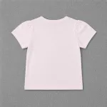 Kids Pink Tee & Floral Pants Set-01431 - Image 4