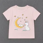Kids Bunny & Moon Pajama Set-01433 - Image 2