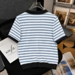 Old Money Striped Polo Shirt-P101 - Image 2
