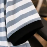 Old Money Striped Polo Shirt-P101 - Image 4