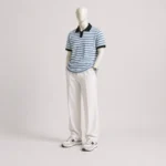 Old Money Striped Polo Shirt-P101 - Image 5