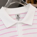 Old Money Striped Polo Shirt-P102 - Image 3