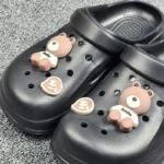 MENS CROCS-767-8(BLACK) - Image 4