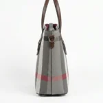 Ladies Hand Bag 6878-7 - Gray - Image 3