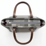 Ladies Hand Bag 6878-7 - Gray - Image 4