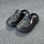 MENS CROCS-12-9(BLACK)
