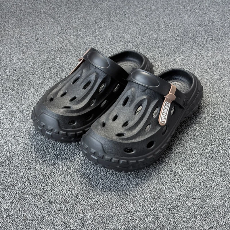 crocs-12-9-black-1 MENS CROCS-12-9(BLACK) - Image 1