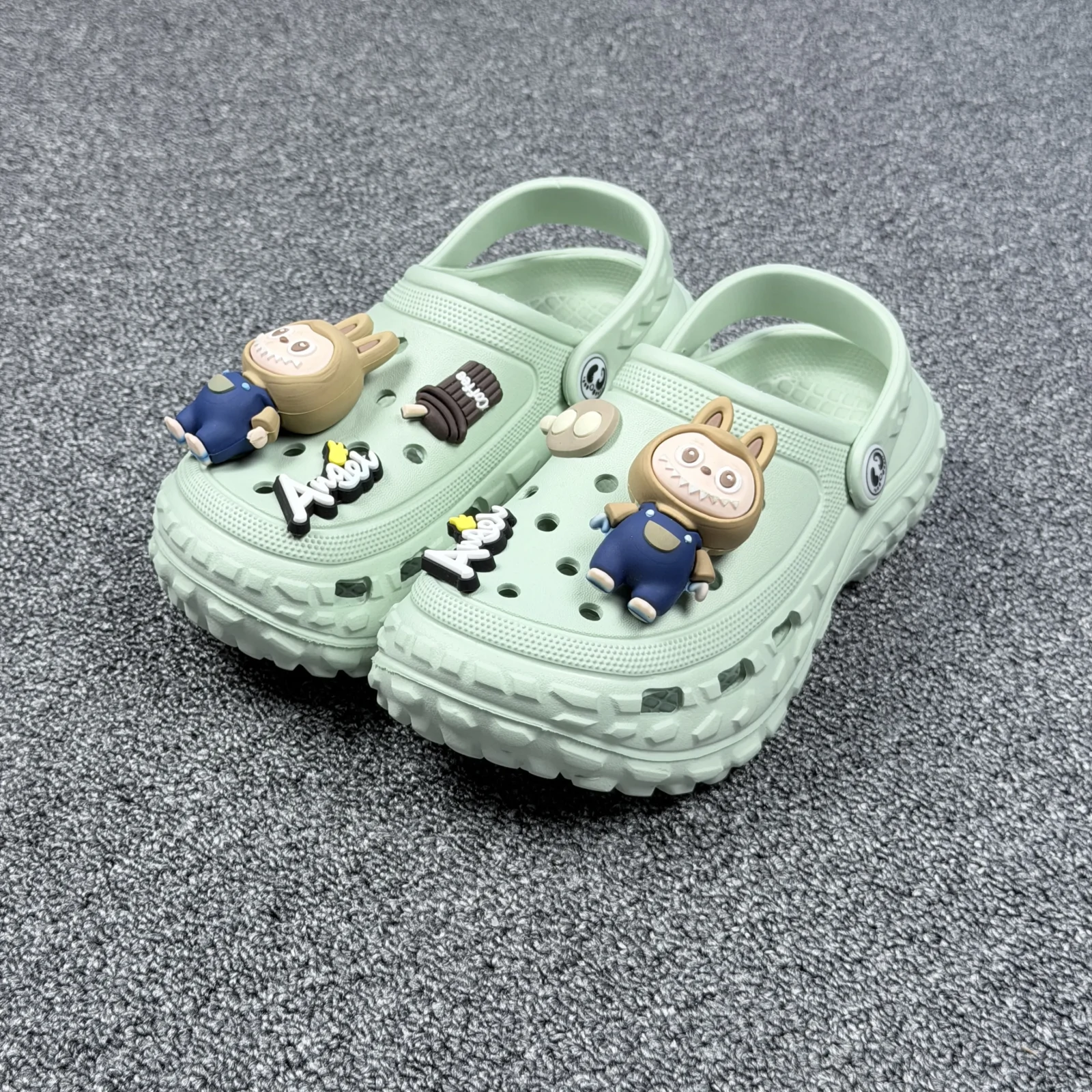 KIDS CROCS-366(GREEN)
