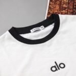 CONTRAST RIBBED NECK T-SHIRT-CR01 - Image 2
