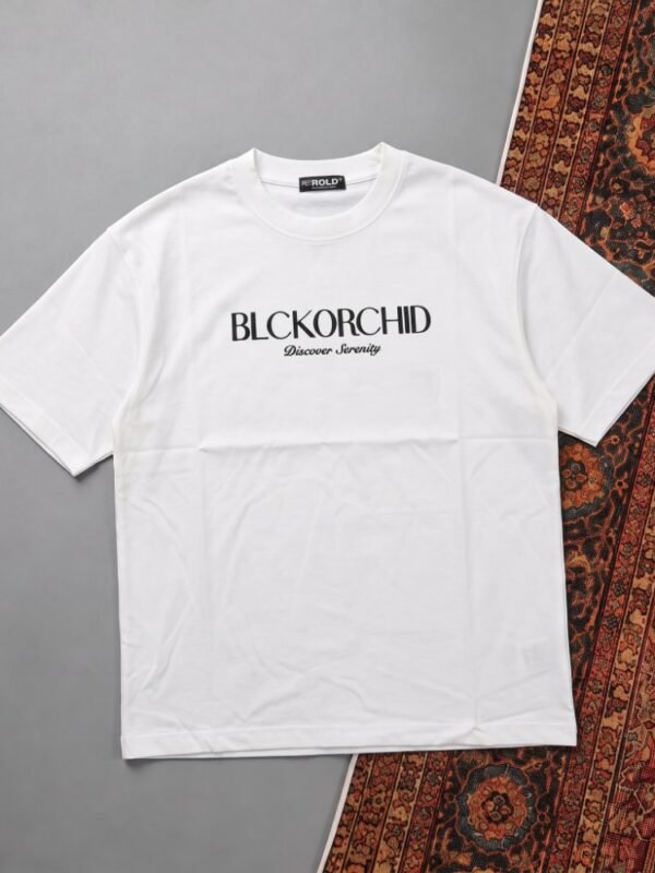 DROP SHOULDER T-SHIRT - BLACKORCHID 02