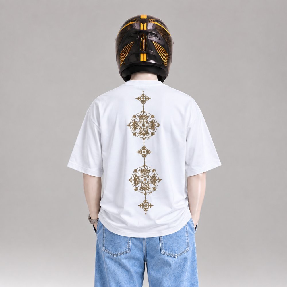 DROP SHOULDER T-SHIRT-VIKING W01