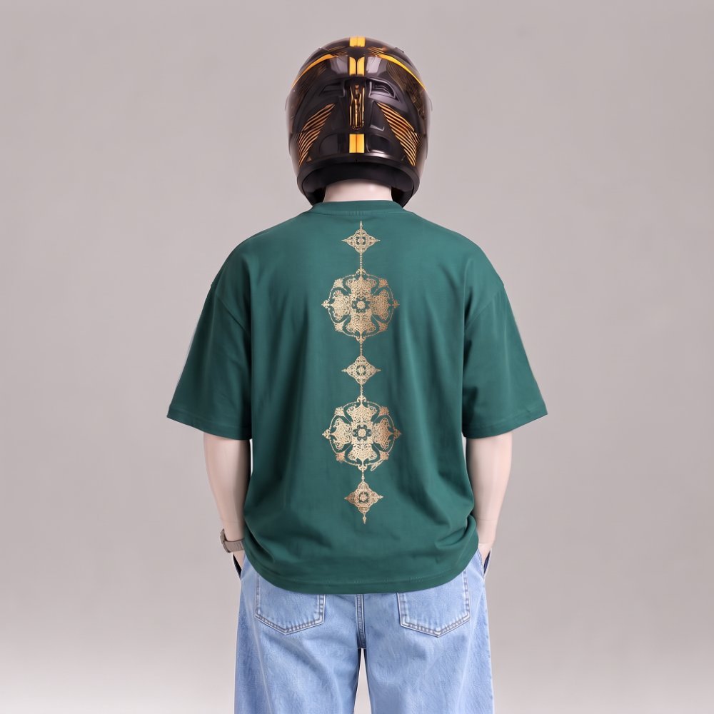 DROP SHOULDER T-SHIRT-VIKING BG01