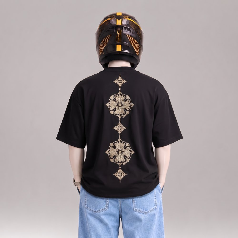 DROP SHOULDER T-SHIRT-VIKING B01