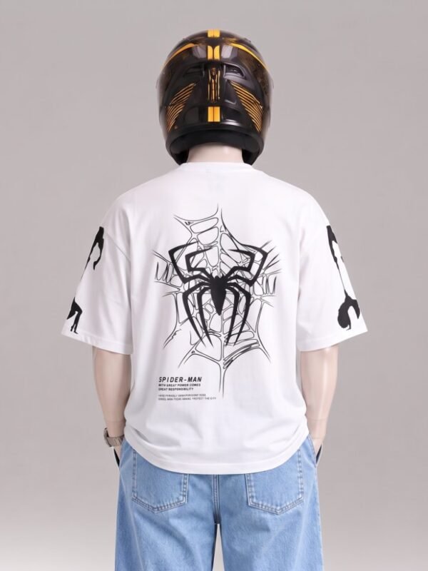 DROP SHOULDER T-SHIRT-SPIDER 03