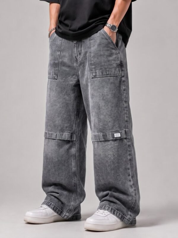 DENIM BAGGY PANT-DPS3