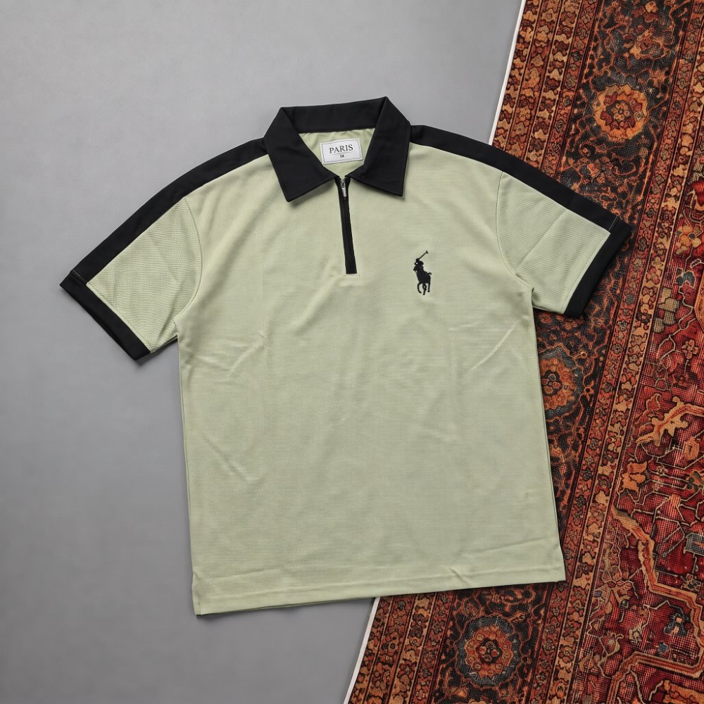 ZIPPER NECK POLO-SP03
