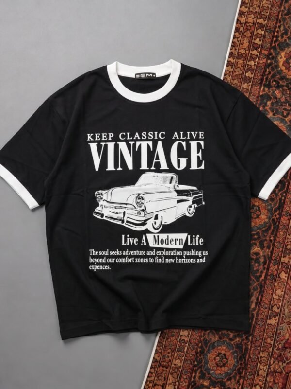 DROP SHOULDER T-SHIRT-VINTAGE