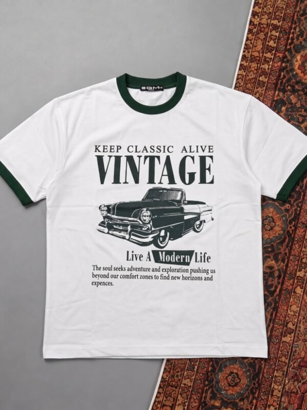 DROP SHOULDER T-SHIRT-VINTAGE