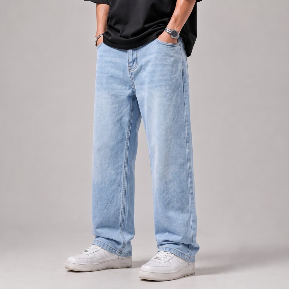 DENIM BAGGY PANT-DP5