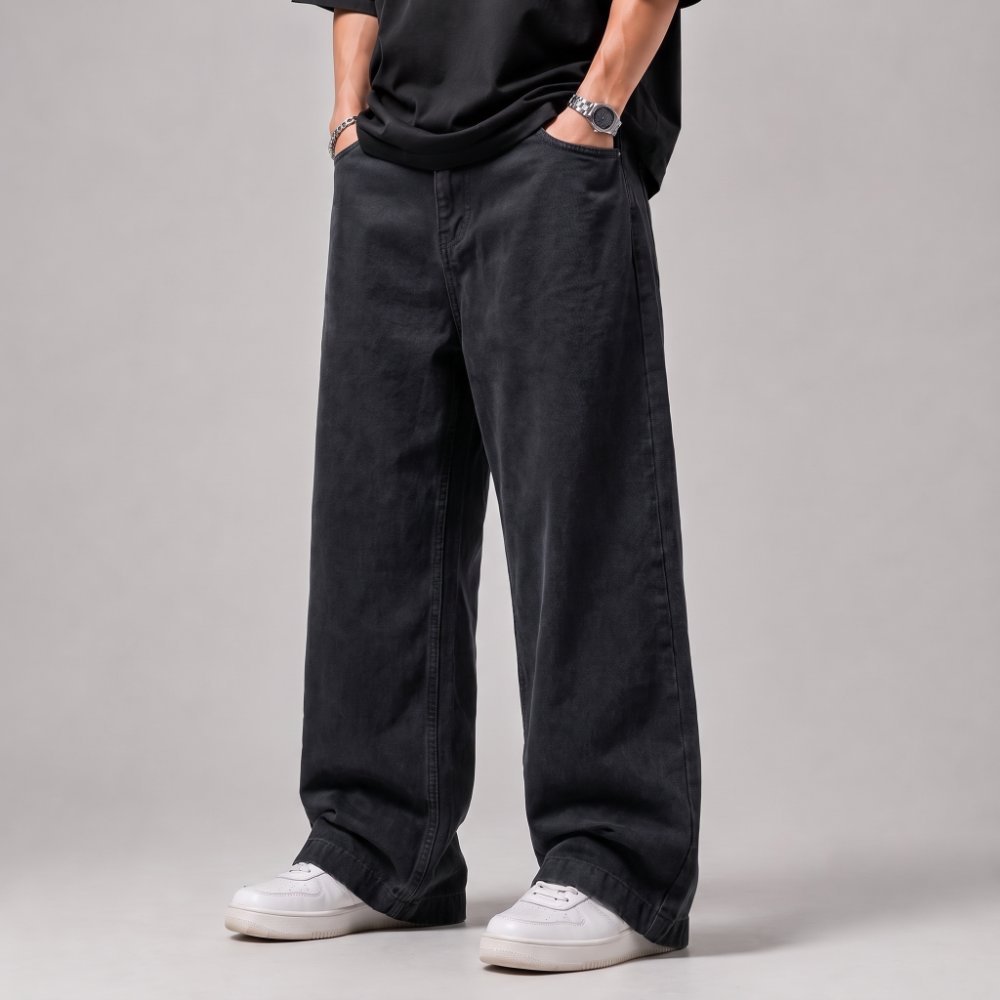 DENIM BAGGY PANT-DP4